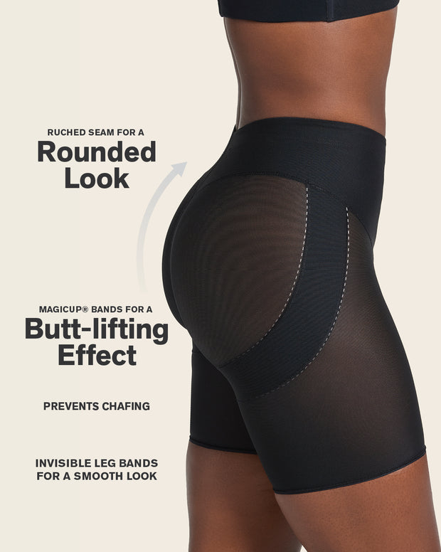 Firm compression butt lifter shaper short