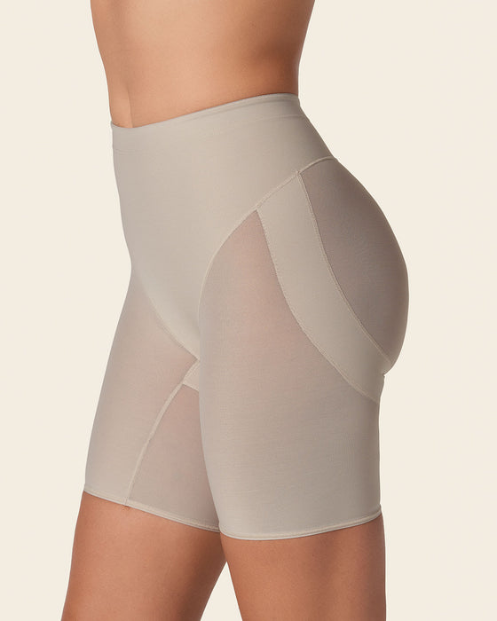 Firm compression butt lifter shaper short#color_802-nude