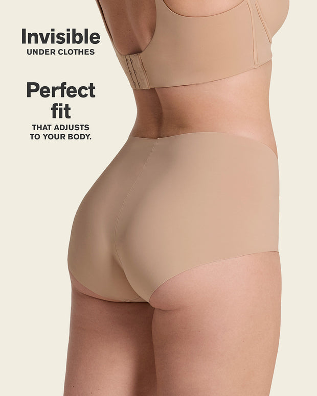 Mostly Covered Invisible Microfiber Boyshort Panty