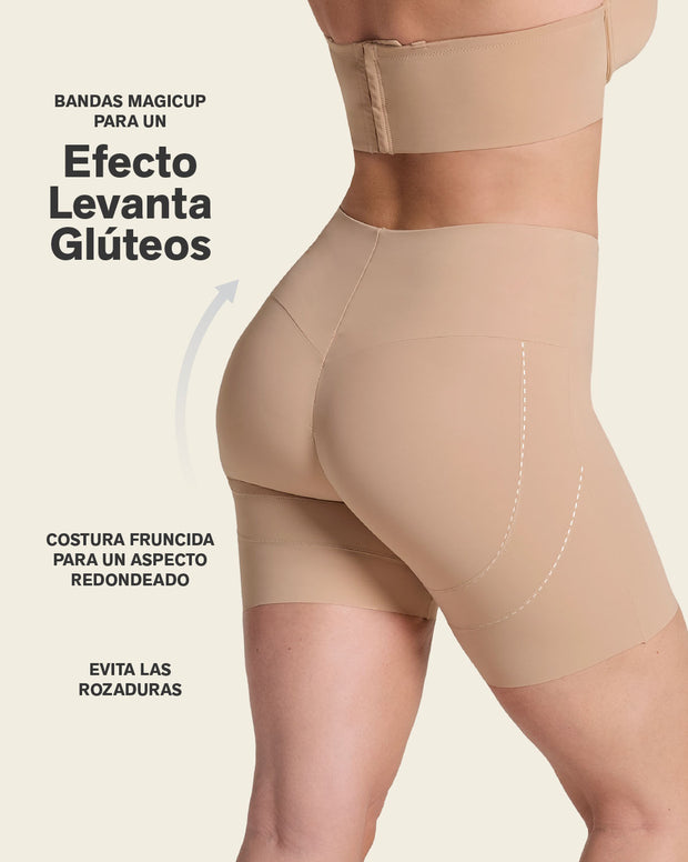 High-Waisted Mid-Thigh Shaper Short