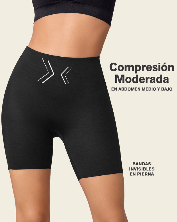High-Waisted Mid-Thigh Shaper Short