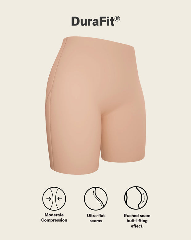 High-Waisted Mid-Thigh Shaper Short