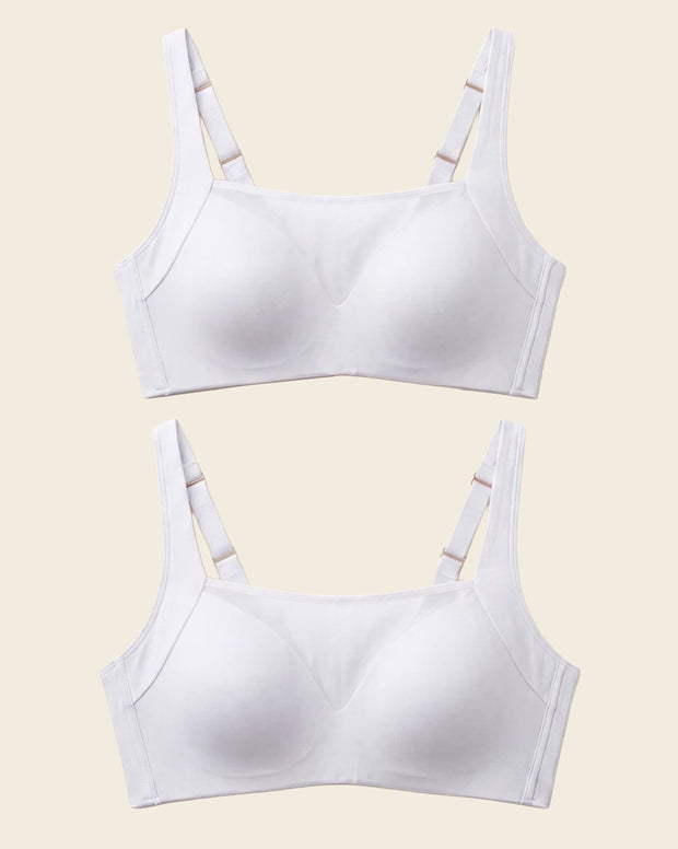 Mesh front contouring bra