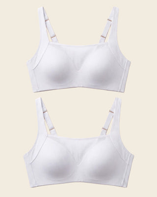 Mesh front contouring bra#color_000-white