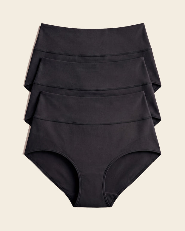 High-waisted classic smoothing brief