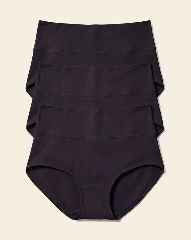High-waisted classic smoothing brief