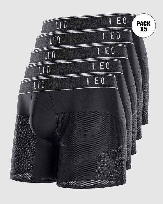 Leo advanced mesh boxer brief#color_701-black