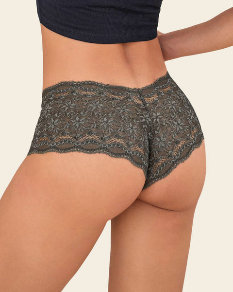 Hiphugger Style Panty in Modern Lace#color_249-dark-green
