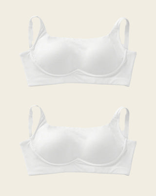 Everyday wireless support bra#color_000-white