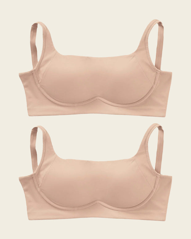 Everyday wireless support bra