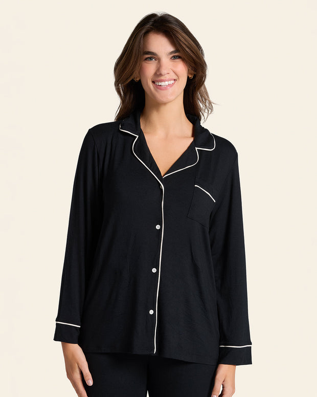 Pajama Set: Long Sleeve Shirt + Long Pant