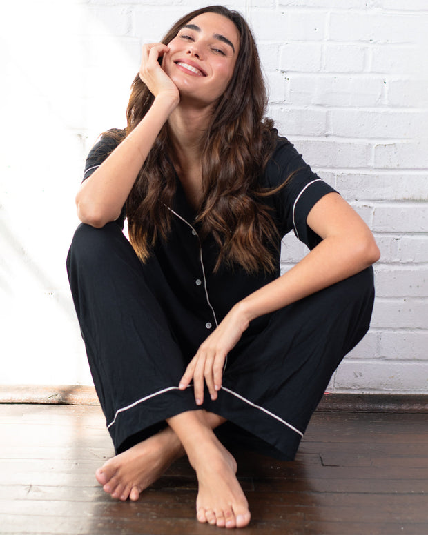 Pajama Set: Long Sleeve Shirt + Long Pant