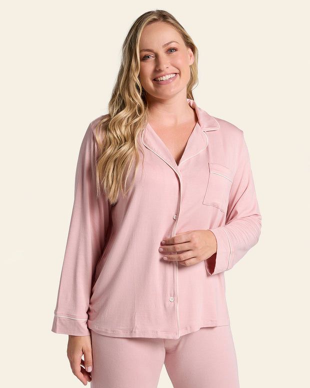 Pajama Set: Long Sleeve Shirt + Long Pant