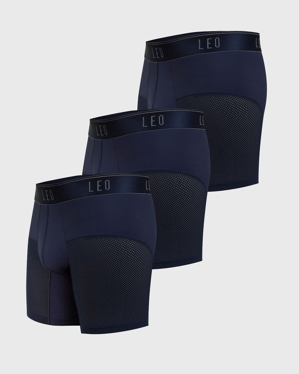 High-Tech Mesh Boxer Brief with Ergonomic Pouch
