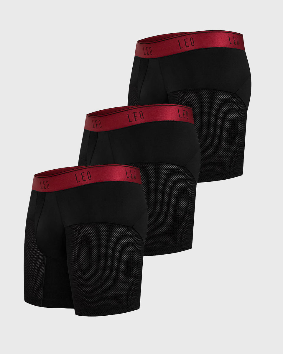 High-Tech Mesh Boxer Brief with Ergonomic Pouch