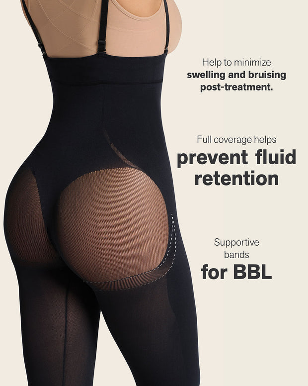 Stage 2 post-surgical ankle length bodysuit