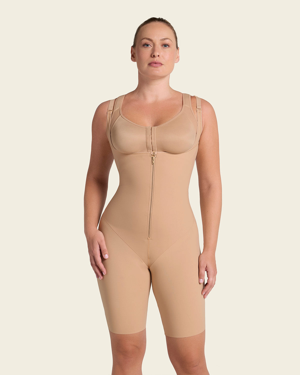 Post-Surgical Mid-Thigh Girdle made of Soft Compression Fabric