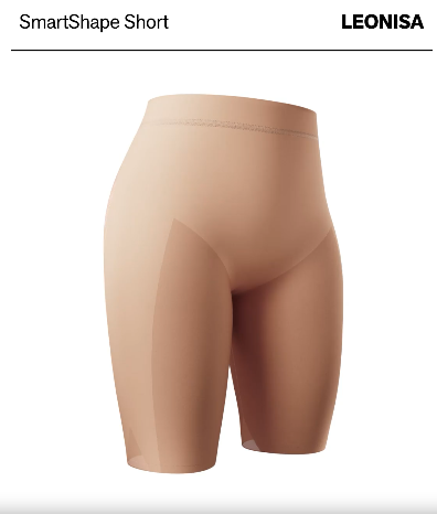Well-rounded invisible butt lifter shaper short