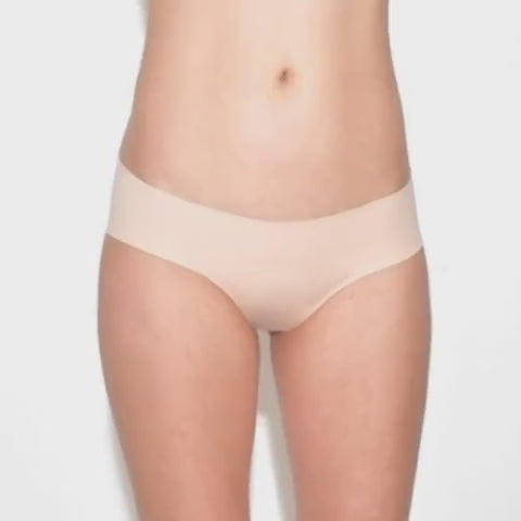 Seamless, Organic Cotton Low Rise Hipster#color_002-pale