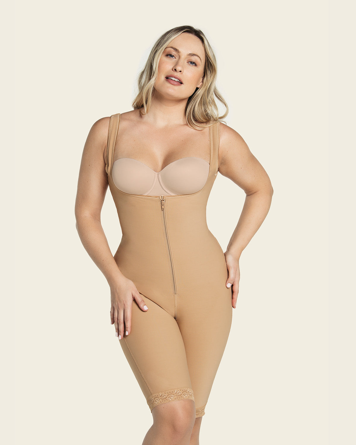 Sculpting Body And Thigh Shaper (Adjustable Straps)