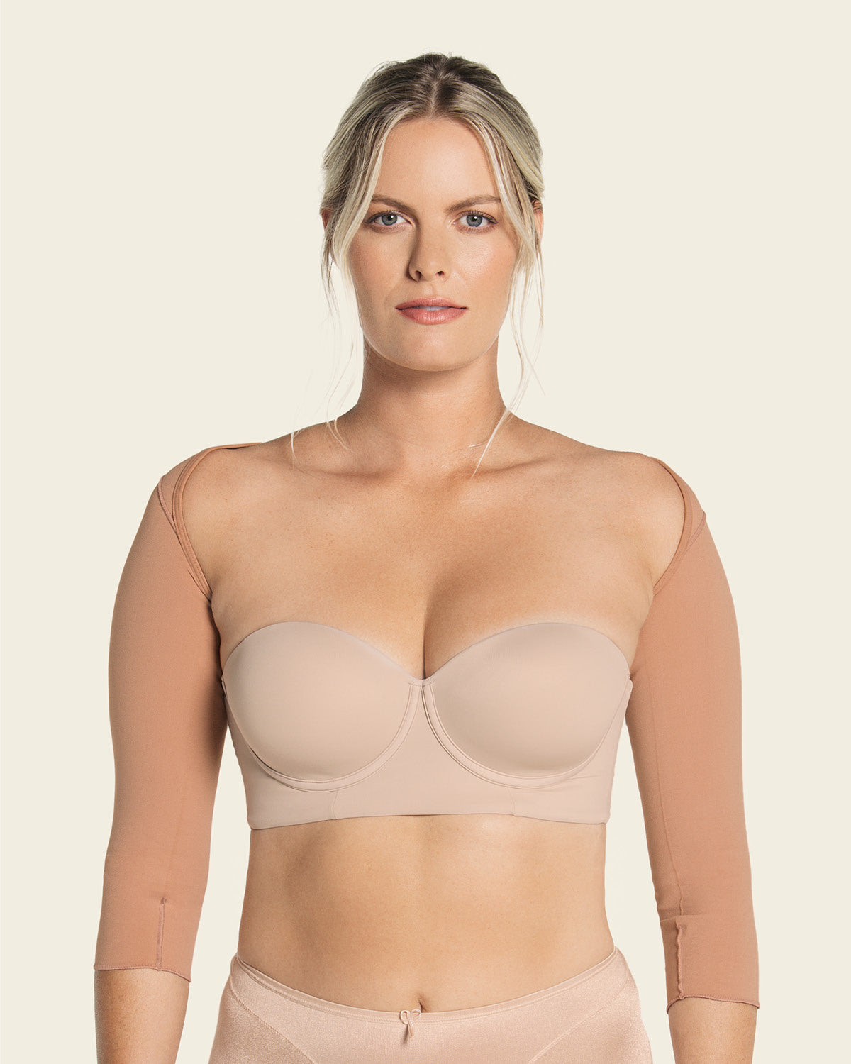 post-surgical-long-sleeve-arm-shaper-with-back-closure-leonisa