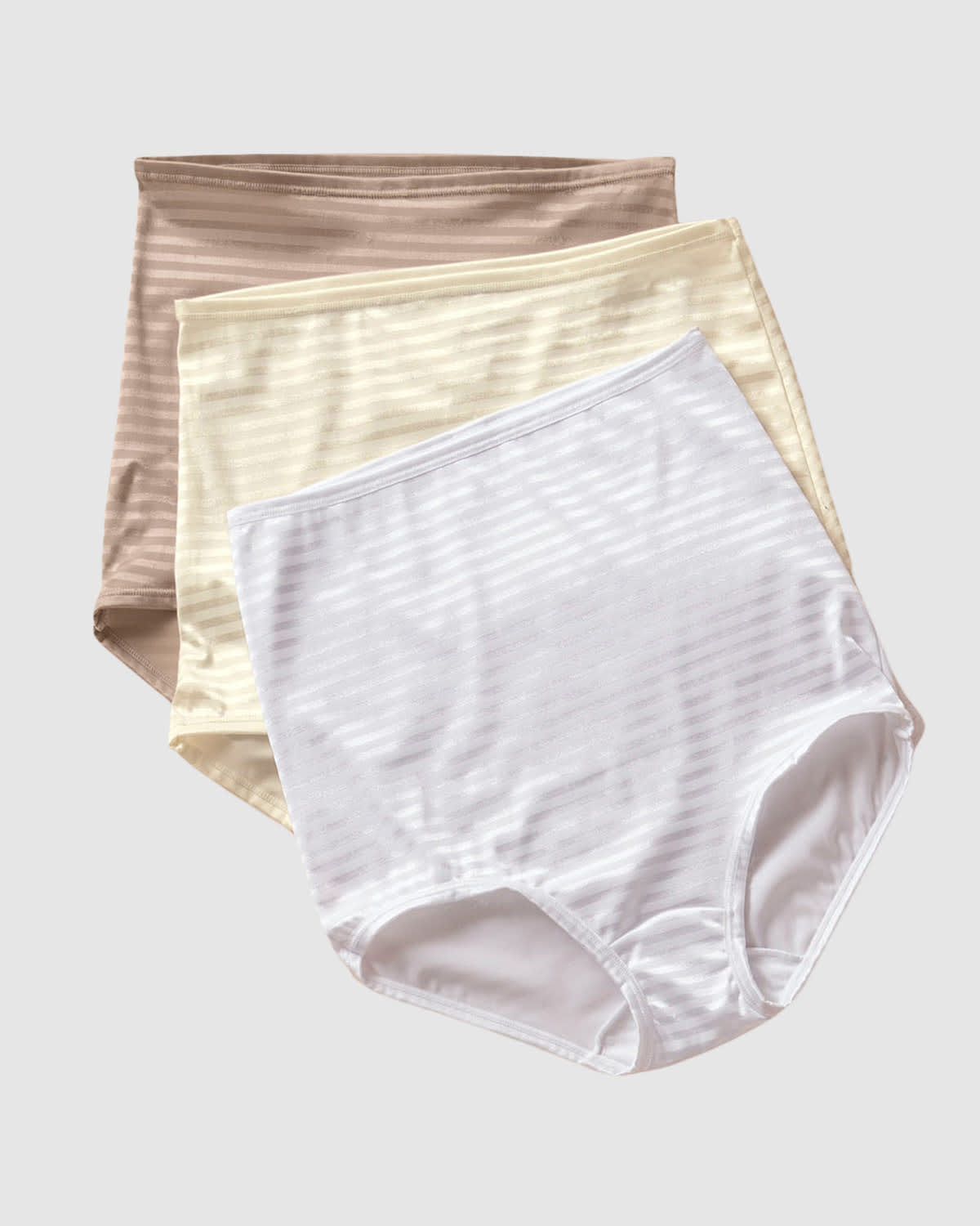 3Pack Full Coverage Classic Panties Leonisa