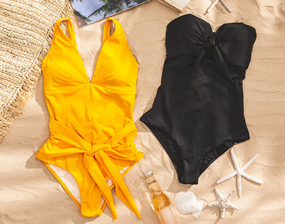 Trajes de baño con materiales reciclables