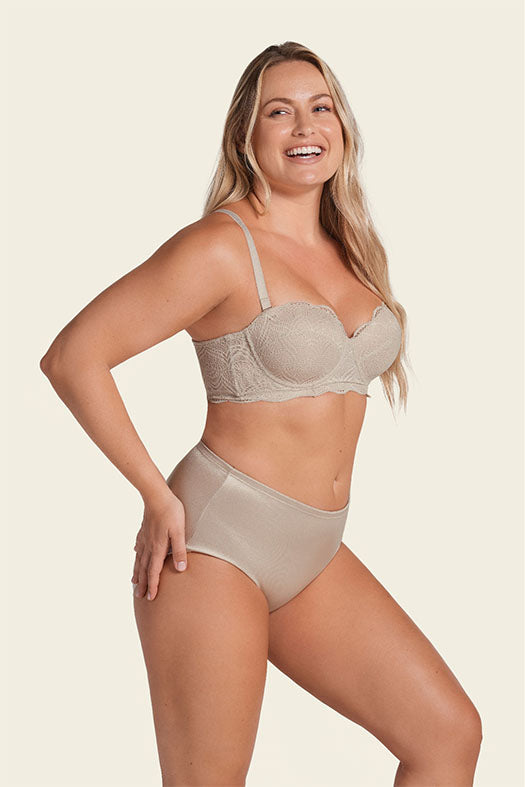 dress panties SLIMBELLE Half Slip Shorts for Women Under Dresses Tummy Shapewear Slip With Built In Anti Chafing Boyshorts Nude S at Amazon Women's Clothing store Smooths your curves without constricting What to Wear Under Your