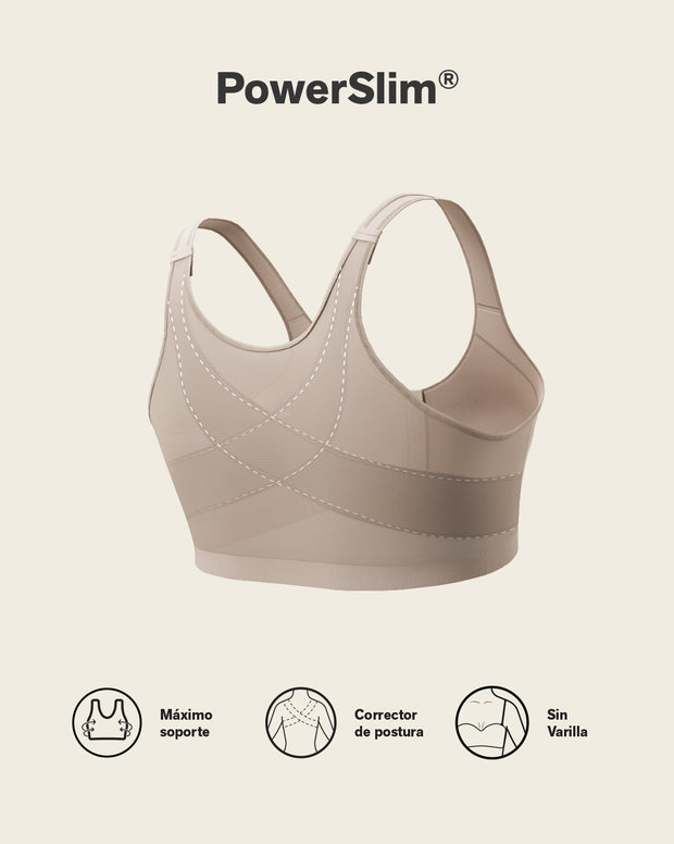Multi/functional back support posture corrector wireless bra