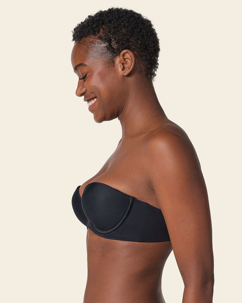 Double push-up strapless petite bra#color_700-black