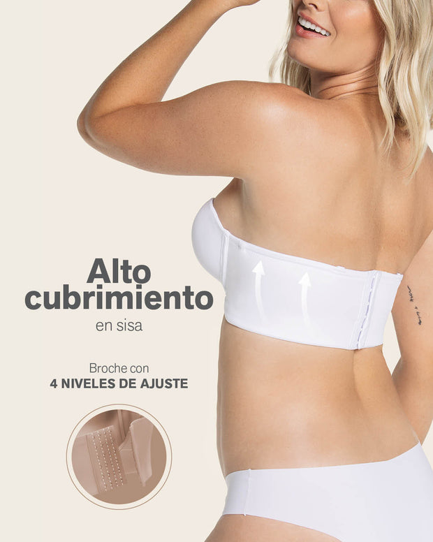 Bra 360: strapless longline contouring bra