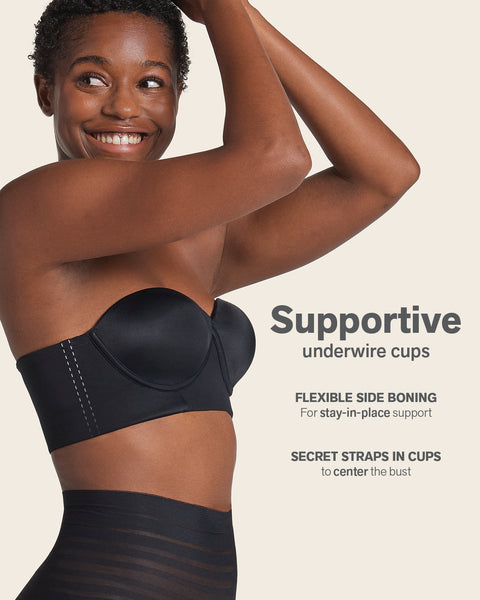 BraWorld - This longline contour strapless body shaper bra and bustier is  on SALE at Ugx. 94,750 (50% OFF). Available in sizes 36G, 36I, 36FF and  36H. Shop online or call +256