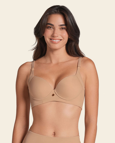 1200 × 1500px  High profile back smoothing bra with soft full coverage cups#