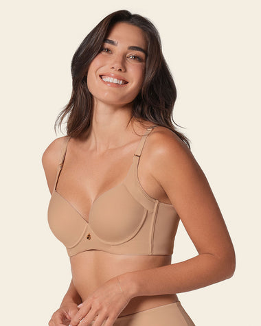 Bras for Women No Underwire Front Closure Comfort Push Up T Shirt Bra  Stretch Hides Back Fat Beauty Back Bralette Vest Womens Bras No Underwire  (Beige,M) at  Women's Clothing store