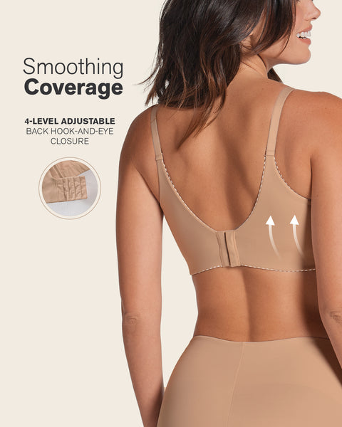 1200 × 1500px High profile back smoothing bra with soft full coverage cups#color_801-golden-beige