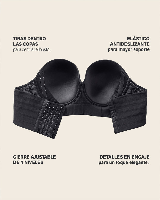 Splendid strapless bra with underwire