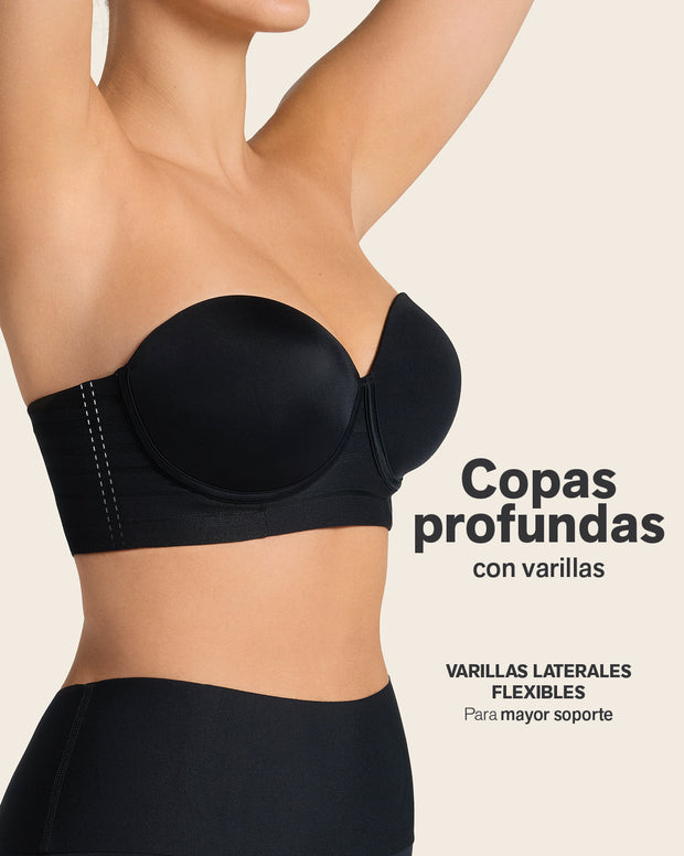 Splendid strapless bra with underwire