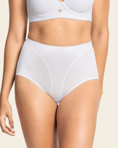 High-cut panty shaper#color_000-white