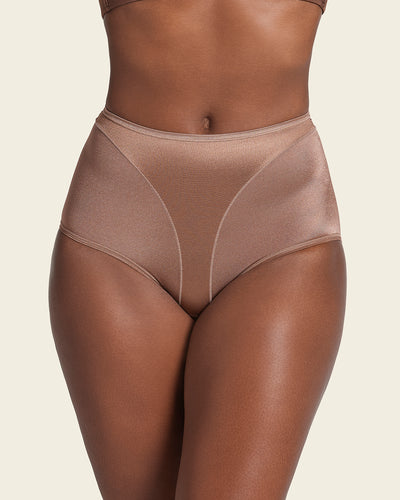 High-cut panty shaper#color_831-brown