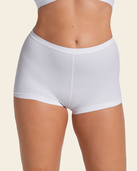 Perfect fit boyshort style panty#color_000-white