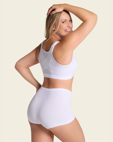 Perfect fit boyshort style panty#color_000-white