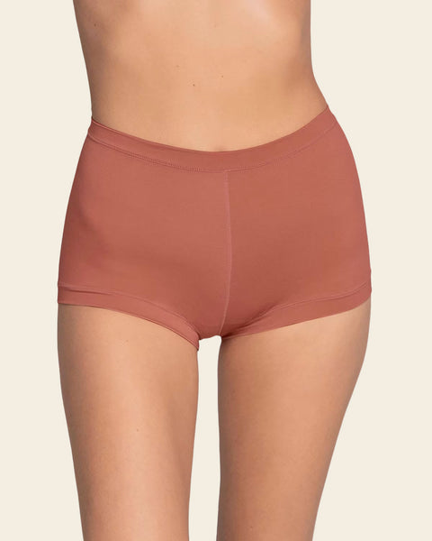 Perfect Fit Boyshort Style Panty#color_200-coral