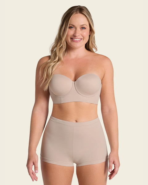 Perfect fit boyshort style panty#color_802-nude