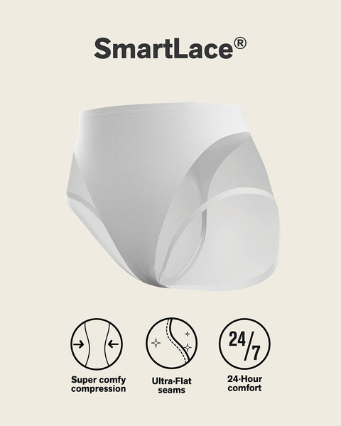 Truly undetectable comfy shaper panty#color_000-white