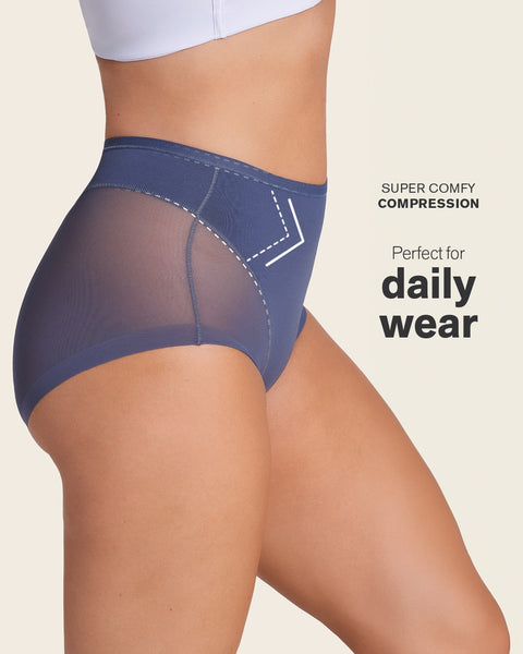 Truly undetectable comfy shaper panty#color_543-blue