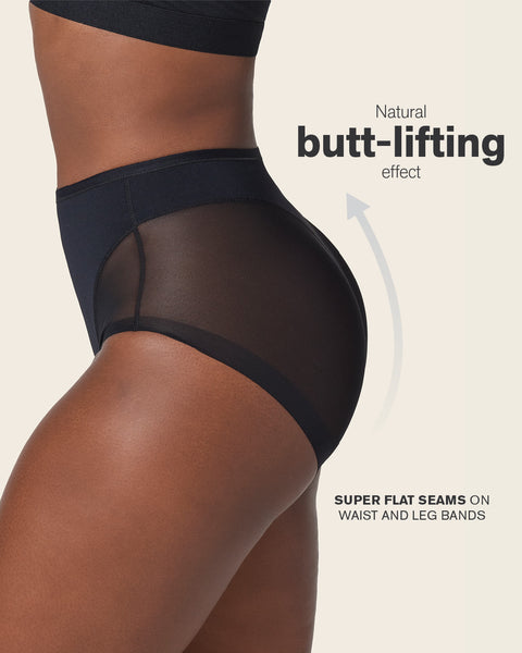 Truly undetectable comfy shaper panty#color_700-black