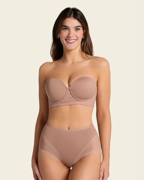 Truly undetectable comfy shaper panty#color_857-brown