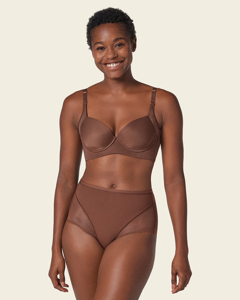 Truly Undetectable Comfy Shaper Panty#color_875-dark-brown