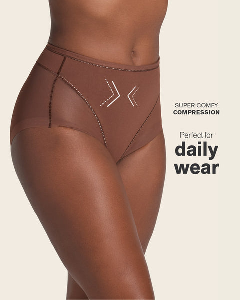 Truly Undetectable Comfy Shaper Panty#color_875-dark-brown