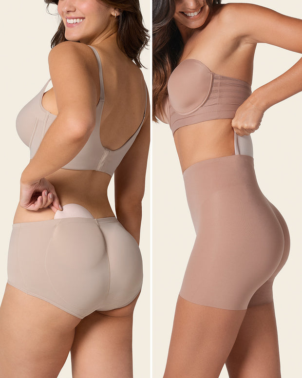 PadUp Panty & PadUp Short en Nude